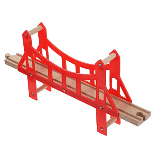 WEKAMOS 1 Stück Holzbrücke für Spielzeugzüge Erweiterungszubehör für Holz Eisenbahnen Kreatives Konstruktionsspielzeug für Kleinkinder Sicher und Einfach zu Montieren WEKAMOS 1 Stück Holzbrücke für Spielzeugzüge Erweiterungszubehör für Holz Eisenbahnen Kreatives Konstruktionsspielzeug für Kleinkinder Sicher und Einfach zu Montieren von WEKAMOS