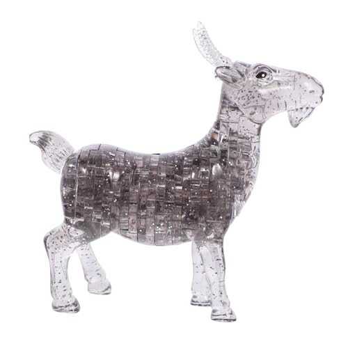 WEKAMOS 1 Stück Kristall Puzzle Ziege aus Hochwertigem Material Selbstmontage Tierornament für Stilvolle Dekoration und Kreative WEKAMOS 1 Stück Kristall Puzzle Ziege aus Hochwertigem Material Selbstmontage Tierornament für Stilvolle Dekoration und Kreative von WEKAMOS