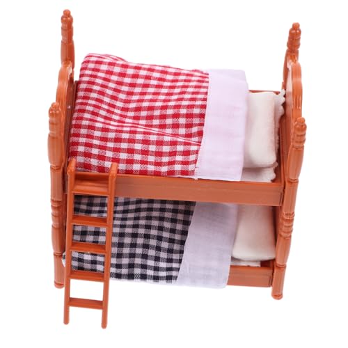WEKAMOS 1 Stück Mini Doppelbett für Puppenhaus Realistisches Schlafzimmer Möbel für Sammler Robustes Design Leicht und Einfach zu Verstauen Mini Landschaften und Lernspielzeug WEKAMOS 1 Stück Mini Doppelbett für Puppenhaus Realistisches Schlafzimmer Möbel für Sammler Robustes Design Leicht und Einfach zu Verstauen Mini Landschaften und Lernspielzeug von WEKAMOS