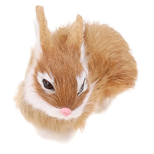WEKAMOS 1 Stück Mini Plüschkaninchen Modell Lebensnahes für Dekoration und Khaki Weiches Kompaktes und Leichtes Kuscheltier für WEKAMOS 1 Stück Mini Plüschkaninchen Modell Lebensnahes für Dekoration und Khaki Weiches Kompaktes und Leichtes Kuscheltier für von WEKAMOS