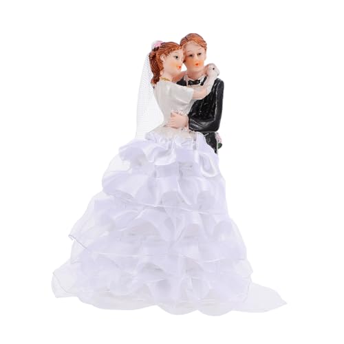 WEKAMOS 1 Stück Schmuck Für Braut Und Bräutigam Hochzeitspaar Topper Figur Brautpaar Hochzeitstorte Zur Stütze Pastell Braut Bräutigam Cupcake Topper Kuchen Ornament Fee Gittergewebe WEKAMOS 1 Stück Schmuck Für Braut Und Bräutigam Hochzeitspaar Topper Figur Brautpaar Hochzeitstorte Zur Stütze Pastell Braut Bräutigam Cupcake Topper Kuchen Ornament Fee Gittergewebe von WEKAMOS