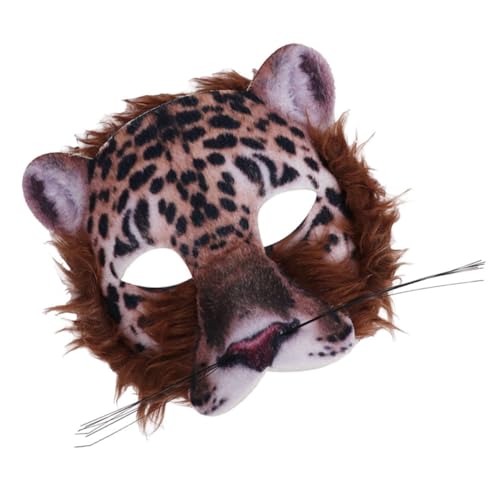 WEKAMOS 1 Stück Tierkostüm Halbmaske für Karneval Witzige Animal Mask für Halloween und Cosplay Partys Bequem Tragbar Kreative Dekoration für Unvergessliche Feste von WEKAMOS
