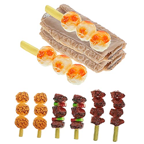 WEKAMOS 10 Stück Barbecue -Spießspielzeuge Plastikspielfutter Grill vorgeben Grillwerkzeuge Sie Küchenfutter simuliertes Grillgut Grillspieß PVC WEKAMOS 10 Stück Barbecue -Spießspielzeuge Plastikspielfutter Grill vorgeben Grillwerkzeuge Sie Küchenfutter simuliertes Grillgut Grillspieß PVC von WEKAMOS