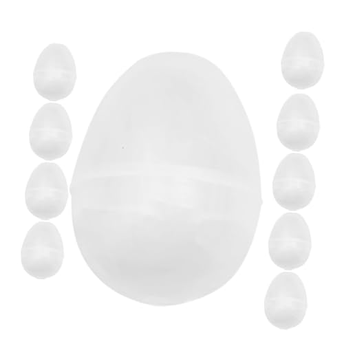 WEKAMOS 10 Stück Befüllbare Plastikeier für Ostern Transparente Ostereier Füllboxen für Ostereiersuche Bastelprojekte und Partydekorationen WEKAMOS 10 Stück Befüllbare Plastikeier für Ostern Transparente Ostereier Füllboxen für Ostereiersuche Bastelprojekte und Partydekorationen von WEKAMOS