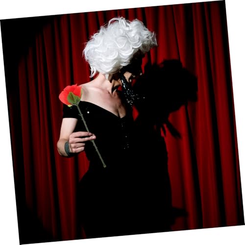 WEKAMOS 10 Stück Faltbare Zauberrosen Magische Blume Requisiten für Bühnenillusionen Nahaufnahme Street Show Bar Party Zubehör von WEKAMOS