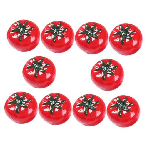 WEKAMOS 10 Stück Künstliche Tomaten Modelle Realistische Miniatur Gemüse Dekoration für DIY Fotografie Puppenhaus und Tischdeko Langlebiges Farbenfrohes Resin Gemüse Modell WEKAMOS 10 Stück Künstliche Tomaten Modelle Realistische Miniatur Gemüse Dekoration für DIY Fotografie Puppenhaus und Tischdeko Langlebiges Farbenfrohes Resin Gemüse Modell von WEKAMOS