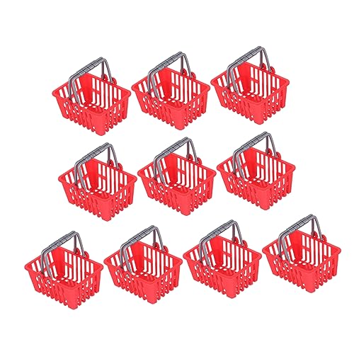 WEKAMOS 10 Stück Mini Einkaufskorb Mini Aufbewahrungskörbe für Puppenhäuser aus Robustem für Maßstab Zubehör für Kreative Gestaltung WEKAMOS 10 Stück Mini Einkaufskorb Mini Aufbewahrungskörbe für Puppenhäuser aus Robustem für Maßstab Zubehör für Kreative Gestaltung von WEKAMOS