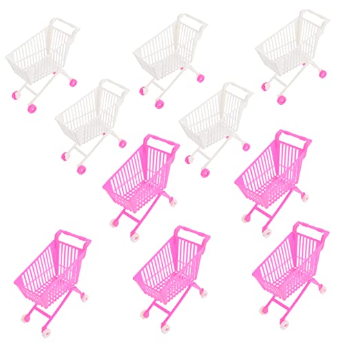 WEKAMOS 10 Stück Mini-Einkaufswagen Miniatur Auto Mini- Lebensmittelgeschäft für kinderspielzeug einkaufswagen -Trolley- Plastik WEKAMOS 10 Stück Mini-Einkaufswagen Miniatur Auto Mini- Lebensmittelgeschäft für kinderspielzeug einkaufswagen -Trolley- Plastik von WEKAMOS