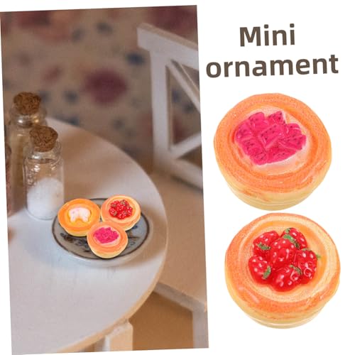 WEKAMOS 10 Stück Mini Spielhaus Eierkuchen Requisite Puppenhaus Küchenzubehör Miniatur Lebensmittel Für Puppenhaus Gefälschte Lebensmittel Spielzeuge von WEKAMOS