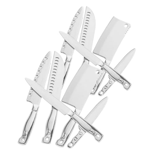 WEKAMOS 10 Stück Puppenhausmesser küche mini küche Puppenhaus Accessoires puppenhaus küche kleine Puppenstubenmöbel Kinderminiaturspielzeug Legierung Silver WEKAMOS 10 Stück Puppenhausmesser küche mini küche Puppenhaus Accessoires puppenhaus küche kleine Puppenstubenmöbel Kinderminiaturspielzeug Legierung Silver von WEKAMOS