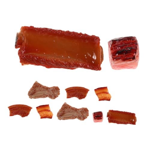 WEKAMOS 10 Stück Simuliertes Rippenspielzeug Fleisch Grill Realistische Lebensmittelrequisiten Gefälschtes Essen Künstliche Nahrungsmittel Zur Ausstellung Realistisches Essen Harz WEKAMOS 10 Stück Simuliertes Rippenspielzeug Fleisch Grill Realistische Lebensmittelrequisiten Gefälschtes Essen Künstliche Nahrungsmittel Zur Ausstellung Realistisches Essen Harz von WEKAMOS