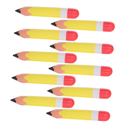 WEKAMOS 10 Stück Teiliges Aufblasbares Bleistift Dekorationsset aus PVC Realistische Farbmuster Großformatig für Geburtstagsfeiern Klassenzimmer und Foto Requisiten Wetterfest WEKAMOS 10 Stück Teiliges Aufblasbares Bleistift Dekorationsset aus PVC Realistische Farbmuster Großformatig für Geburtstagsfeiern Klassenzimmer und Foto Requisiten Wetterfest von WEKAMOS