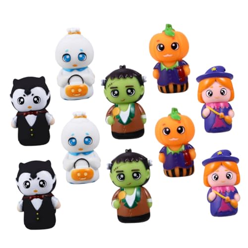 WEKAMOS 10 Stück Teiliges Bunte Cartoon Handpuppen aus PVC Interaktives Fingerspielzeug für Erwachsene Halloween Fördert Fantasie und Spielspaß WEKAMOS 10 Stück Teiliges Bunte Cartoon Handpuppen aus PVC Interaktives Fingerspielzeug für Erwachsene Halloween Fördert Fantasie und Spielspaß von WEKAMOS