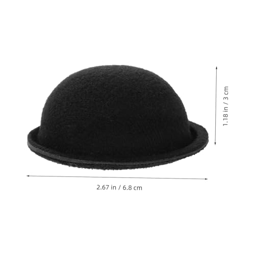 WEKAMOS 10 Stück Teiliges Mini Hüte zum Basteln aus Stabilem Material Kleine Kopfbedeckungen für Puppen Schneemänner und Kostümzubehör Vielseitig Einsetzbar für DIY Dekorationen und von WEKAMOS