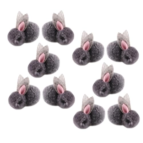 WEKAMOS 10 Stück Teiliges Mini Plüsch Hase Süße Stofftiere für DIY Bastelprojekte Kleidung und Dekoration zu Ostern für Haustiere von WEKAMOS