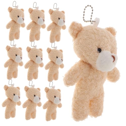 WEKAMOS 10 Stück Teiliges Mini Plüschbär Weiche DIY Schlüsselanhänger Anhänger Tragbare Verschleißfeste Kleine Bär Figuren Niedliche Taschen und Rucksackdeko für Frauen WEKAMOS 10 Stück Teiliges Mini Plüschbär Weiche DIY Schlüsselanhänger Anhänger Tragbare Verschleißfeste Kleine Bär Figuren Niedliche Taschen und Rucksackdeko für Frauen von WEKAMOS