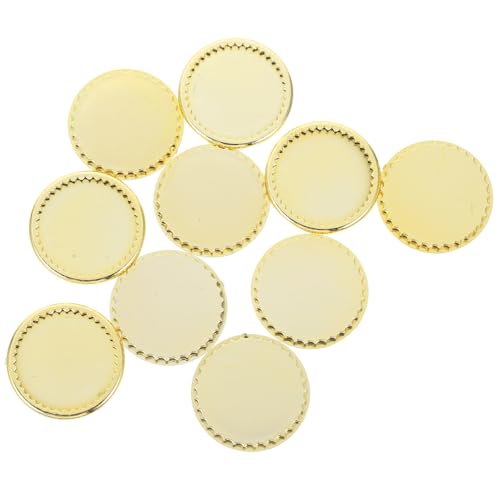WEKAMOS 10 Stück Teiliges Miniatur Puppenhaus Teller Goldfarbene Mini Geschirrdekorationen Realistische Miniaturplatten für Puppenhaus Küche Basteln und DIY Zubehör WEKAMOS 10 Stück Teiliges Miniatur Puppenhaus Teller Goldfarbene Mini Geschirrdekorationen Realistische Miniaturplatten für Puppenhaus Küche Basteln und DIY Zubehör von WEKAMOS