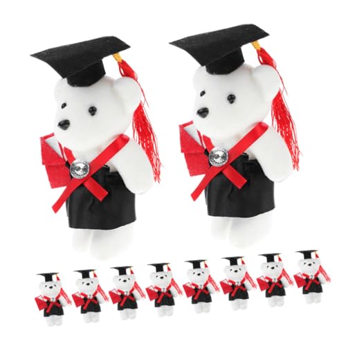 WEKAMOS 10 Stück Teiliges Plüsch Doktorbär Abschlussbär als und Dekoration Weiche Kuscheltier Figurine für Blumensträuße Festliche Abschlussfeiern von Kindergarten Universität WEKAMOS 10 Stück Teiliges Plüsch Doktorbär Abschlussbär als und Dekoration Weiche Kuscheltier Figurine für Blumensträuße Festliche Abschlussfeiern von Kindergarten Universität von WEKAMOS