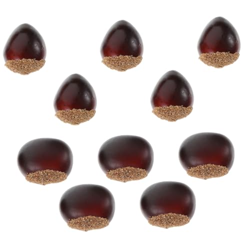 WEKAMOS 10 Stück Teiliges Realistische Kastanien Deko aus Stabilem Material Langlebig und Berührungskomfortabel für Herbstfest Fotorequisiten Party und Weihnachtsdekoration Einzigartiges WEKAMOS 10 Stück Teiliges Realistische Kastanien Deko aus Stabilem Material Langlebig und Berührungskomfortabel für Herbstfest Fotorequisiten Party und Weihnachtsdekoration Einzigartiges von WEKAMOS