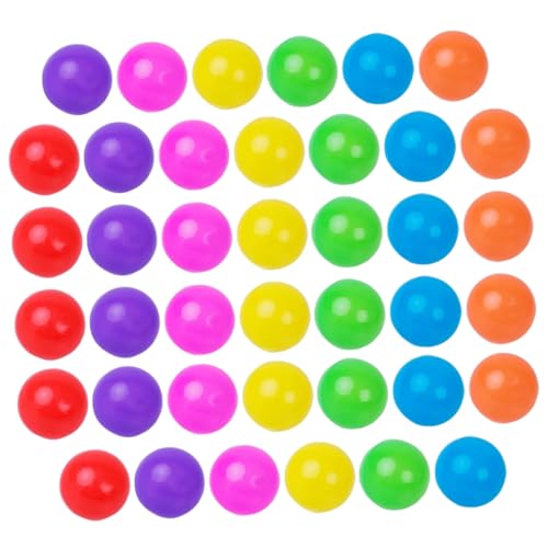 WEKAMOS 100 Stück Bruchsichere Runde Spielbälle für Bunte Ozeanbälle für Bällebäder und Wasserspiele Sicheres aus Kunststoff für Unbeschwerten Spaß von WEKAMOS