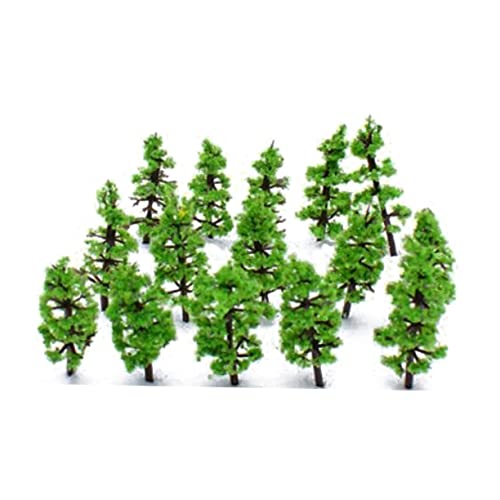 WEKAMOS 100 Stück Miniaturzüge und Dekoration Grün Perfektes Zubehör für Modellbau und Diorama von WEKAMOS