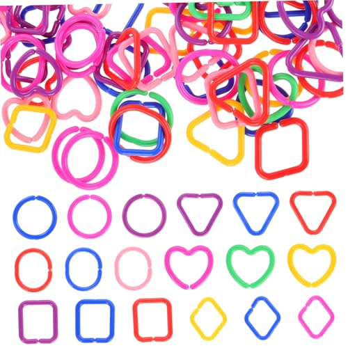 WEKAMOS 100 Stück Teiliges Babyspielzeug aus Kunststoff Geometrische Kettenglieder für Motorikförderung Form und Farberkennung Sicher für Kleinkinder für Kindergarten und Sensorisches WEKAMOS 100 Stück Teiliges Babyspielzeug aus Kunststoff Geometrische Kettenglieder für Motorikförderung Form und Farberkennung Sicher für Kleinkinder für Kindergarten und Sensorisches von WEKAMOS