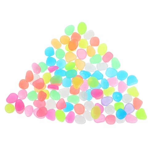 WEKAMOS 100 Stück Teiliges Leuchtender Kieselsteine für Aquarium und Gartendekoration Fluoreszierende Deko Steine in Mischfarben Langlebig Nicht Verformbar für Teiche Pflanzen und Wege WEKAMOS 100 Stück Teiliges Leuchtender Kieselsteine für Aquarium und Gartendekoration Fluoreszierende Deko Steine in Mischfarben Langlebig Nicht Verformbar für Teiche Pflanzen und Wege von WEKAMOS