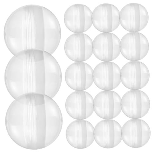 WEKAMOS 100 Stück Transparente Runde Kunststoffkapseln Befüllbare Leere Kugeln für Verkaufsautomaten Süßigkeiten Partygeschenke Stabile und Langlebige Sammelbehälter WEKAMOS 100 Stück Transparente Runde Kunststoffkapseln Befüllbare Leere Kugeln für Verkaufsautomaten Süßigkeiten Partygeschenke Stabile und Langlebige Sammelbehälter von WEKAMOS