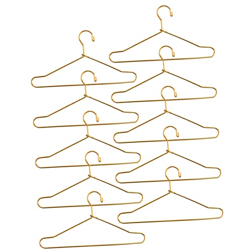 WEKAMOS 10Stücke Kleiderbügel für Puppen Metall Puppenaufhänger zur Aufbewahrung von Puppenkleidung Lösung für Organisation von Puppenoutfits WEKAMOS 10Stücke Kleiderbügel für Puppen Metall Puppenaufhänger zur Aufbewahrung von Puppenkleidung Lösung für Organisation von Puppenoutfits von WEKAMOS