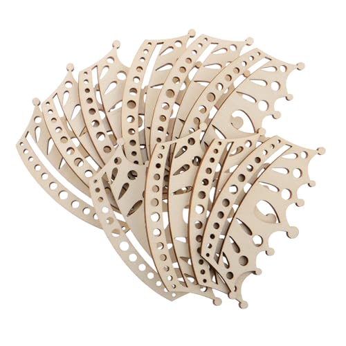 WEKAMOS 10pcs Unvollendete Hölzerne Kronenausschnitte Für Kinder DIY Bastelmittel Für Malerei Und Dekoration Von Holzverzierungen Für Partydekorationen Und Bildungsprojekte WEKAMOS 10pcs Unvollendete Hölzerne Kronenausschnitte Für Kinder DIY Bastelmittel Für Malerei Und Dekoration Von Holzverzierungen Für Partydekorationen Und Bildungsprojekte von WEKAMOS