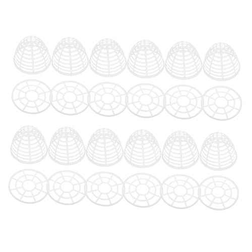WEKAMOS 12 Sätze Teiliges Puppenröcke Ständer mit Kunststoffsockeln Langlebige Puppenkleiderhalter DIY Puppenhaus Zubehör für Puppenständer und Fotorequisiten von WEKAMOS