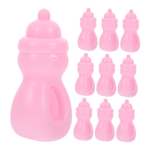 WEKAMOS 12 Stück Babyflaschenspielzeug Puppenmilchflaschen Puppenhaus Saftflaschen Für Babypuppen Puppenflaschen Kleine Trinkflasche Puppensaftflaschen Plastik Rosa WEKAMOS 12 Stück Babyflaschenspielzeug Puppenmilchflaschen Puppenhaus Saftflaschen Für Babypuppen Puppenflaschen Kleine Trinkflasche Puppensaftflaschen Plastik Rosa von WEKAMOS