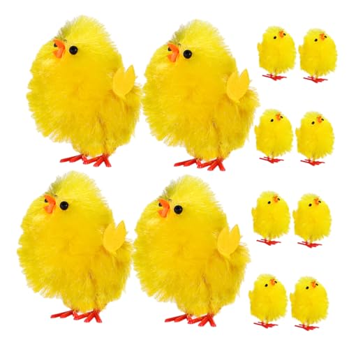 WEKAMOS 12 Stück Küken Figuren Ostern Realistische Küken Kuchendekoration Tischdeko für Osterfeiern und Veranstaltungen Gelbe Osterfiguren für Zuhause und Schule WEKAMOS 12 Stück Küken Figuren Ostern Realistische Küken Kuchendekoration Tischdeko für Osterfeiern und Veranstaltungen Gelbe Osterfiguren für Zuhause und Schule von WEKAMOS