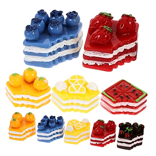 WEKAMOS 12 Stück Miniatur Lebensmittel Modelle Resin Kuchen Zubehör für DIY Bastelprojekte Puppenhaus Dekoration Küchen Accessoires Gemischter Stil WEKAMOS 12 Stück Miniatur Lebensmittel Modelle Resin Kuchen Zubehör für DIY Bastelprojekte Puppenhaus Dekoration Küchen Accessoires Gemischter Stil von WEKAMOS