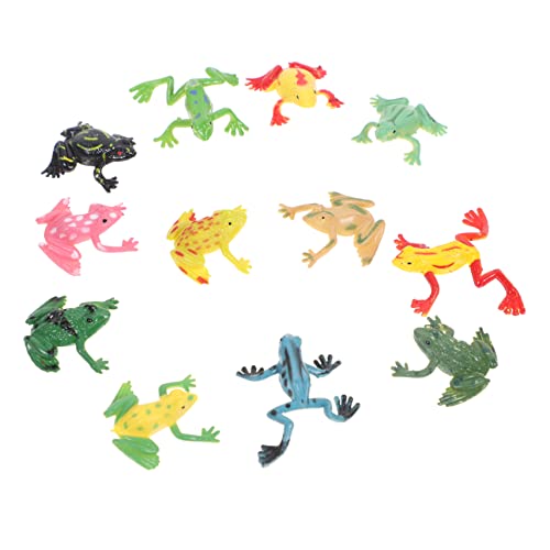 WEKAMOS 12 Stück Plastische Froschspielzeuge Simulation Frösche für Partygeschenke für Jungen und Mädchen Dekoration für Feste und Besondere Anlässe WEKAMOS 12 Stück Plastische Froschspielzeuge Simulation Frösche für Partygeschenke für Jungen und Mädchen Dekoration für Feste und Besondere Anlässe von WEKAMOS