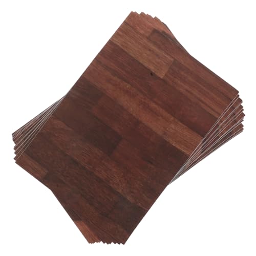 WEKAMOS 12 Stück Puppenhaus Bodenbelag Selbstklebende Holzmaserung Fliesen für DIY Miniatur Dekorationen Realistische Struktur Einfach zu Kleben Vielseitig für Böden und Wände WEKAMOS 12 Stück Puppenhaus Bodenbelag Selbstklebende Holzmaserung Fliesen für DIY Miniatur Dekorationen Realistische Struktur Einfach zu Kleben Vielseitig für Böden und Wände von WEKAMOS