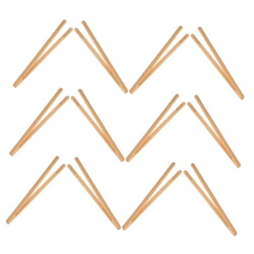 WEKAMOS 12 Stück Teiliges Bambus Zangenset für Montessori Lernspielzeug Feinmotorik und Konzentration Fingerfertige Sortierklammern für Perlen und Bohnen Nachhaltige Griffzangen von WEKAMOS