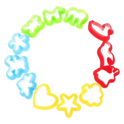 WEKAMOS 12 Stück Teiliges DIY Tonform Set aus Kunststoff Verschiedene Tierformen Fördert Kreativität und Feinmotorik für Bunte Knetmasse zum Präzisen Prägen WEKAMOS 12 Stück Teiliges DIY Tonform Set aus Kunststoff Verschiedene Tierformen Fördert Kreativität und Feinmotorik für Bunte Knetmasse zum Präzisen Prägen von WEKAMOS
