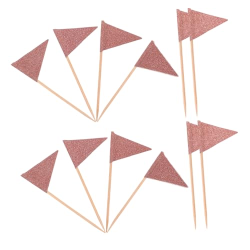 WEKAMOS 12 Stück Teiliges Dreieckige Flaggen Zahnstocher Roségold Dekorative Party Food Picks für Kuchen Obst Desserts und Vorspeisen Vielseitig für Geburtstage Hochzeiten Feiern WEKAMOS 12 Stück Teiliges Dreieckige Flaggen Zahnstocher Roségold Dekorative Party Food Picks für Kuchen Obst Desserts und Vorspeisen Vielseitig für Geburtstage Hochzeiten Feiern von WEKAMOS