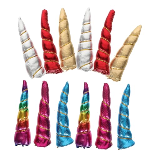 WEKAMOS 12 Stück Teiliges Einhorn haarreif Bunten Goldenen und Silbernen DIY Haar accessoires für Kinderparty Karneval Kostüm und Festival Leichte Bastelmaterialien WEKAMOS 12 Stück Teiliges Einhorn haarreif Bunten Goldenen und Silbernen DIY Haar accessoires für Kinderparty Karneval Kostüm und Festival Leichte Bastelmaterialien von WEKAMOS