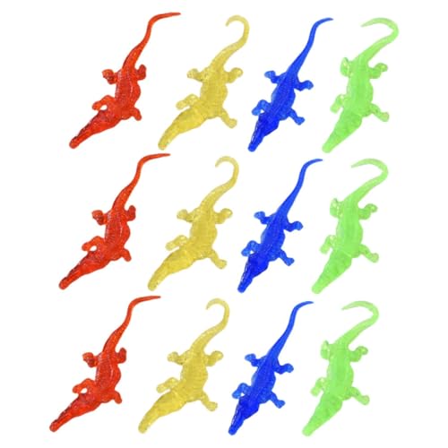 WEKAMOS 12 Stück Teiliges Elastisches Krokodilspielzeug für Tragbar Verschleißfest Dehnbar Lustiges Krabbelspielzeug Bunte Zufällige Farben Stressabbauendes WEKAMOS 12 Stück Teiliges Elastisches Krokodilspielzeug für Tragbar Verschleißfest Dehnbar Lustiges Krabbelspielzeug Bunte Zufällige Farben Stressabbauendes von WEKAMOS