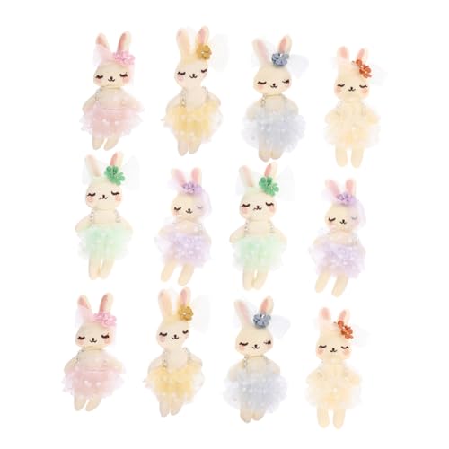 WEKAMOS 12 Stück Teiliges Hase Multifunktionale Kaninchen Deko für DIY Kuschelige Stofftiere Farben für Kinderzimmer und Ostern Deko WEKAMOS 12 Stück Teiliges Hase Multifunktionale Kaninchen Deko für DIY Kuschelige Stofftiere Farben für Kinderzimmer und Ostern Deko von WEKAMOS