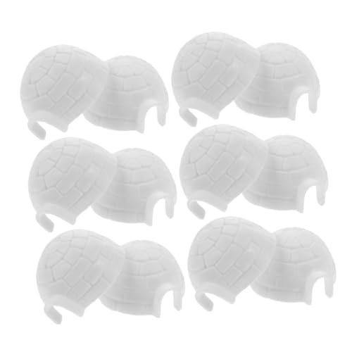 WEKAMOS 12 Stück Teiliges Mini Figuren Realistische Stabile Iglu Deko Lernspielzeug für Dekorativ für Garten Zimmer Foto Requisiten Detailreiche Tierfiguren Kindgerecht von WEKAMOS
