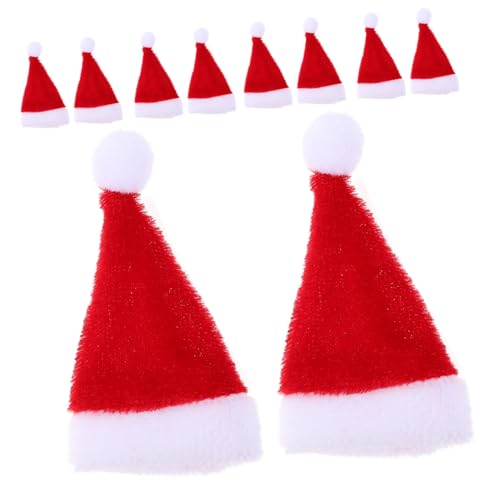 WEKAMOS 12 Stück Teiliges Mini Weihnachtsmützen aus Sicherem Stabile Lollipop und Weinflaschendekoration Wiederverwendbar für Kreative Weihnachtsdeko und Festliche Tischarrangements WEKAMOS 12 Stück Teiliges Mini Weihnachtsmützen aus Sicherem Stabile Lollipop und Weinflaschendekoration Wiederverwendbar für Kreative Weihnachtsdeko und Festliche Tischarrangements von WEKAMOS