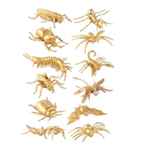 WEKAMOS 12 Stück Teiliges Realistische Insektenfiguren aus Hochwertigem Material Pädagogisches für Biologie Lernen und Naturerkundung Detailgetreu Gefertigt als Dekoration für Halloween WEKAMOS 12 Stück Teiliges Realistische Insektenfiguren aus Hochwertigem Material Pädagogisches für Biologie Lernen und Naturerkundung Detailgetreu Gefertigt als Dekoration für Halloween von WEKAMOS