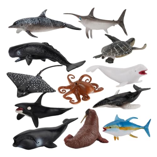 WEKAMOS 12 Stück Teiliges Realistische Meerestiere Figuren Statische Robuste Meeres Tiermodelle für Pädagogisches und Dekoration Leicht und Tragbar für Bildung und Sammlung WEKAMOS 12 Stück Teiliges Realistische Meerestiere Figuren Statische Robuste Meeres Tiermodelle für Pädagogisches und Dekoration Leicht und Tragbar für Bildung und Sammlung von WEKAMOS