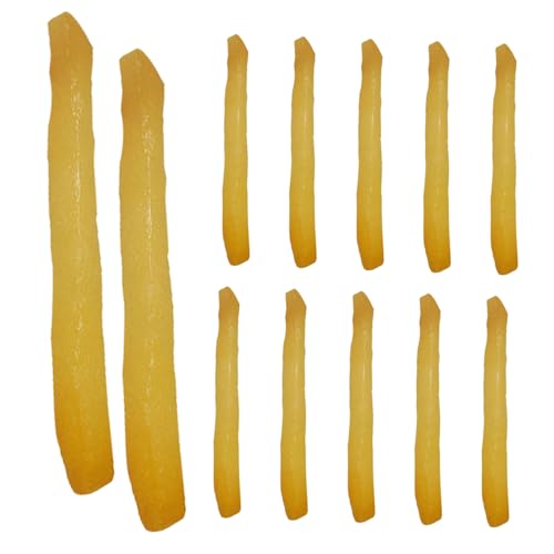 WEKAMOS 12 Stück Teiliges Realistische Pommes Frites Simulation aus Langlebige Modell Deko für Fotografie Restaurant und Heimdekoration Leicht zu Reinigen und Schadstofffrei WEKAMOS 12 Stück Teiliges Realistische Pommes Frites Simulation aus Langlebige Modell Deko für Fotografie Restaurant und Heimdekoration Leicht zu Reinigen und Schadstofffrei von WEKAMOS