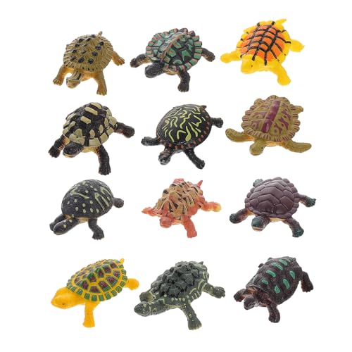WEKAMOS 12 Stück Tiermodell Schildkröte Tierspielzeug Schildkrötenspielzeug Für Kognitives Schildkrötenspielzeug Schildkröten-simulationsmodell Schildkrötenverzierung Plastik WEKAMOS 12 Stück Tiermodell Schildkröte Tierspielzeug Schildkrötenspielzeug Für Kognitives Schildkrötenspielzeug Schildkröten-simulationsmodell Schildkrötenverzierung Plastik von WEKAMOS