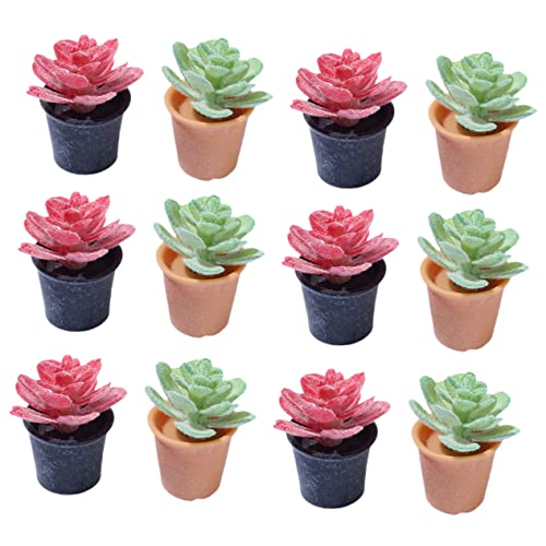 WEKAMOS 12Stücke Teiliges Bonsai Pflanzen Künstliche Topfpflanzen Dekoration für Miniaturgarten und Puppenhaus Lebensechte Deko Pflanzen für Kreative DIY Projekte WEKAMOS 12Stücke Teiliges Bonsai Pflanzen Künstliche Topfpflanzen Dekoration für Miniaturgarten und Puppenhaus Lebensechte Deko Pflanzen für Kreative DIY Projekte von WEKAMOS