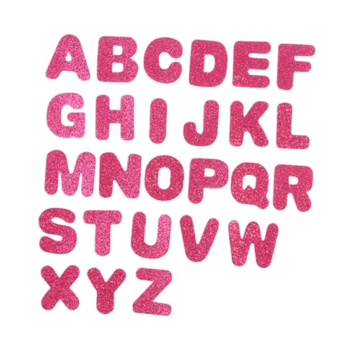 WEKAMOS 130 Stück Teiliges Dekorative Buchstaben Sticker Selbstklebend Glitzernd für DIY Bastelprojekte Scrapbooking Grußkarten Verzierung von WEKAMOS
